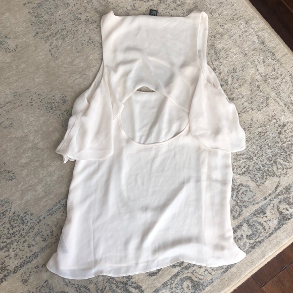 Forever 21 Cream Ruffle Tank - Picture 3 of 4